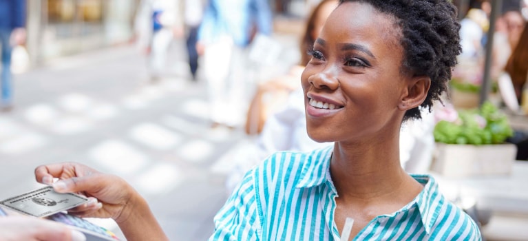 Accept Cards at your business American Express Cardmember making a Card payment
