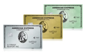 Stack of American Express Cards.