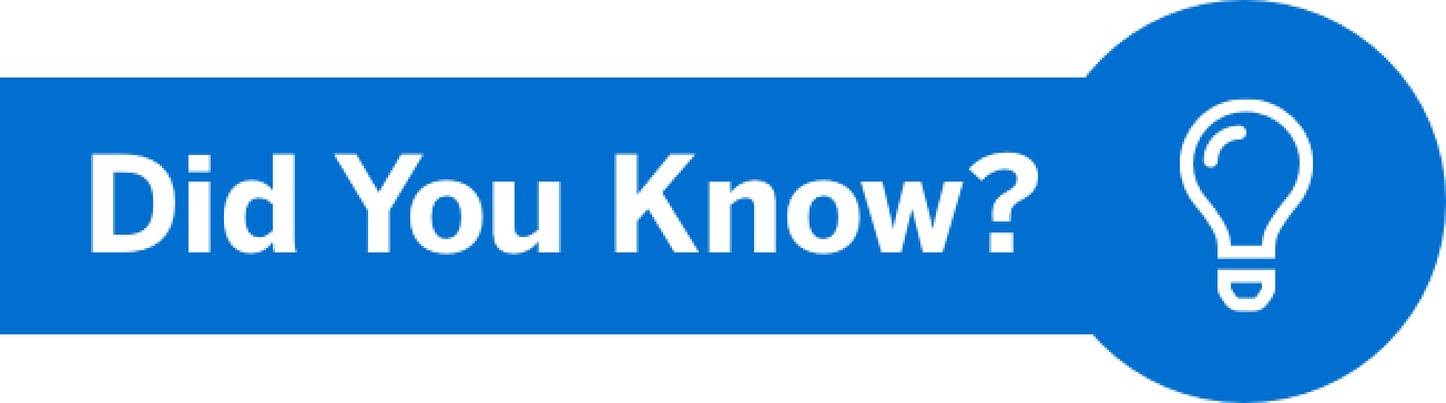 Did you Know? Light Bulb icon