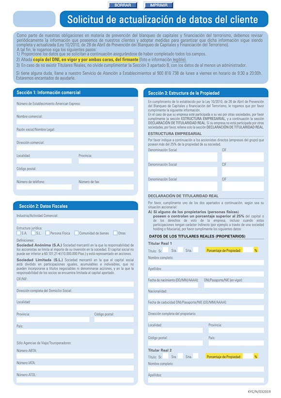 Formulario de Información de Clientes