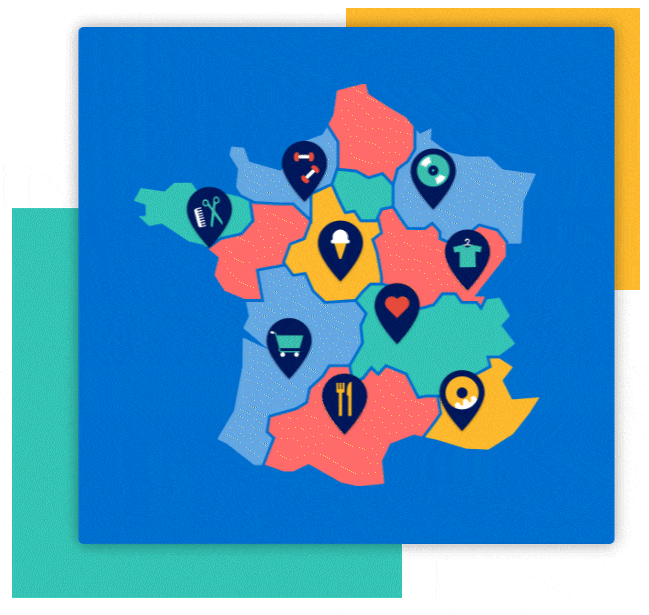 Les commerçants participant