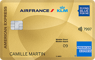 Carte AIR FRANCE KLM - AMERICAN EXPRESS GOLD Carte AIR FRANCE KLM - AMERICAN EXPRESS GOLD
